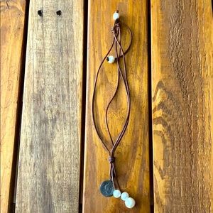 Pearl Necklace with Coin